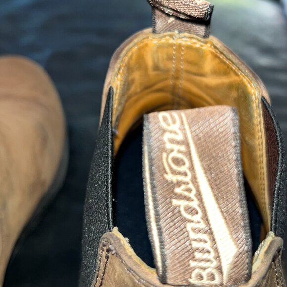 BLUNDSTONE #2391 Made in Australia Men's Suede Chelsea Dress Boot Size12 = US 13 - Picture 9 of 16